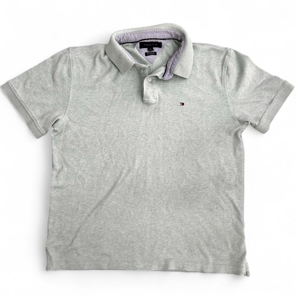 Tommy Hilfiger men’s mint green cotton polo shirt  sz L
